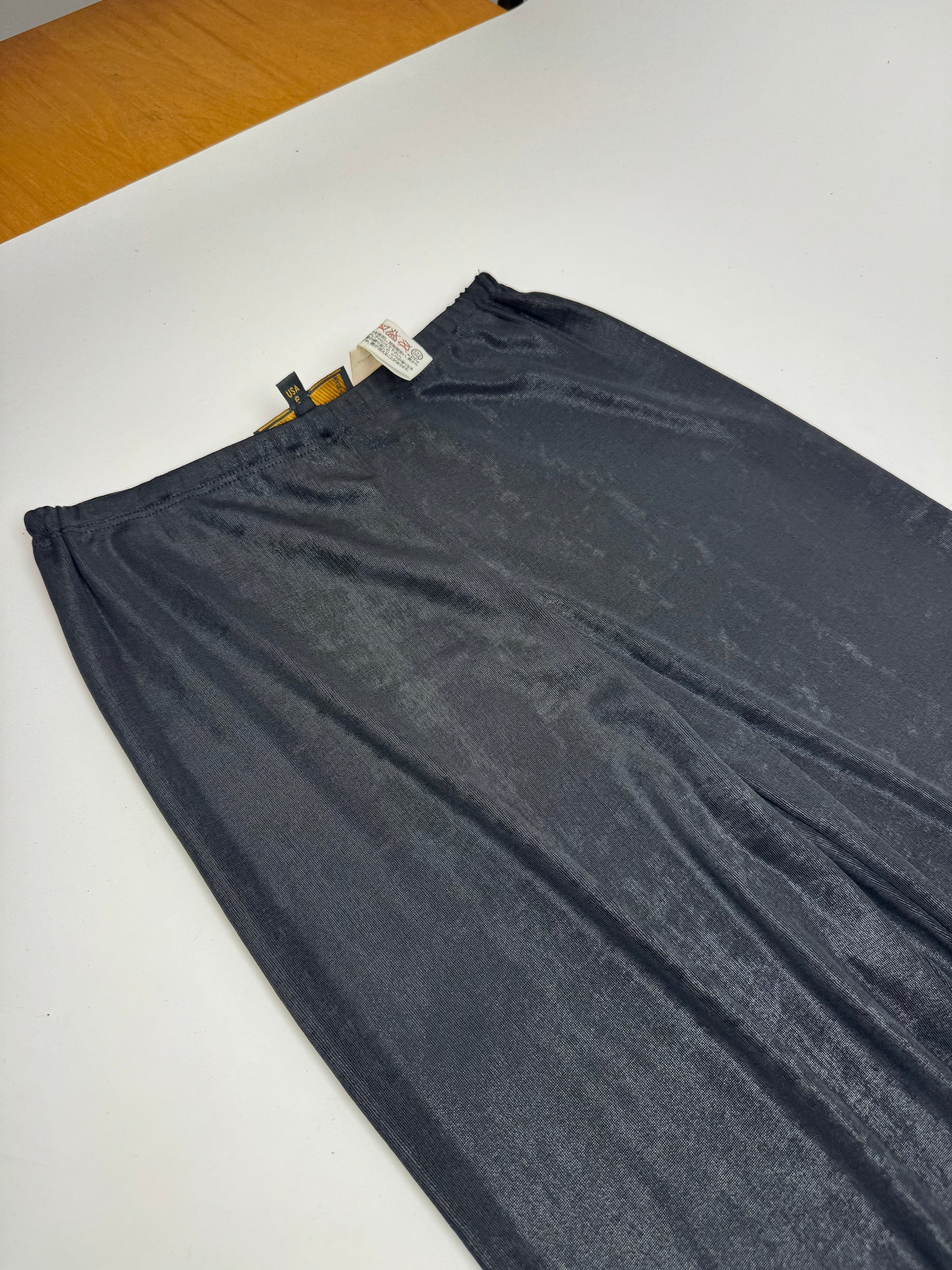 Vintage Fendi Roma Polyester pants M black