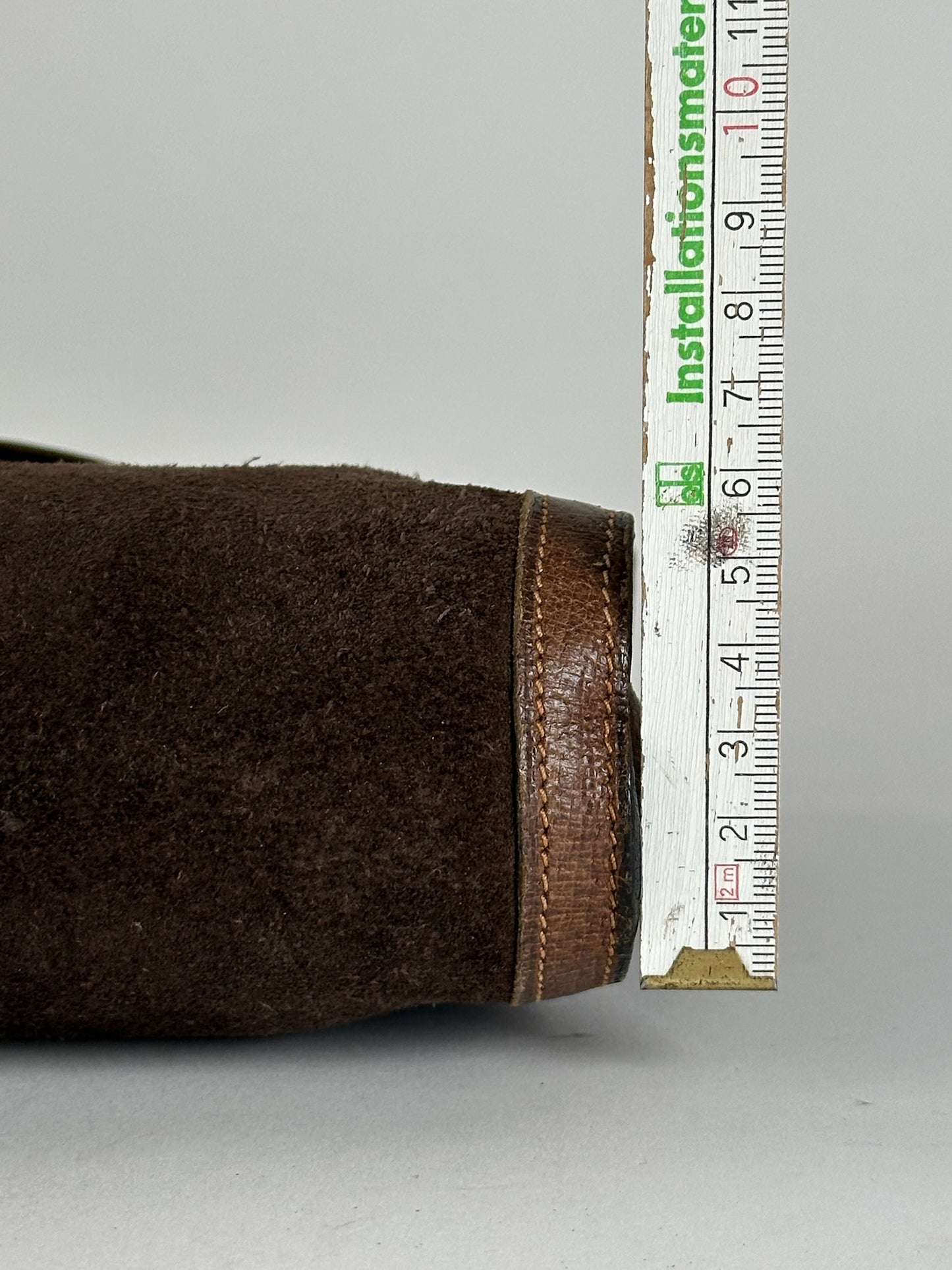 Pochette Gucci vintage en cuir marron