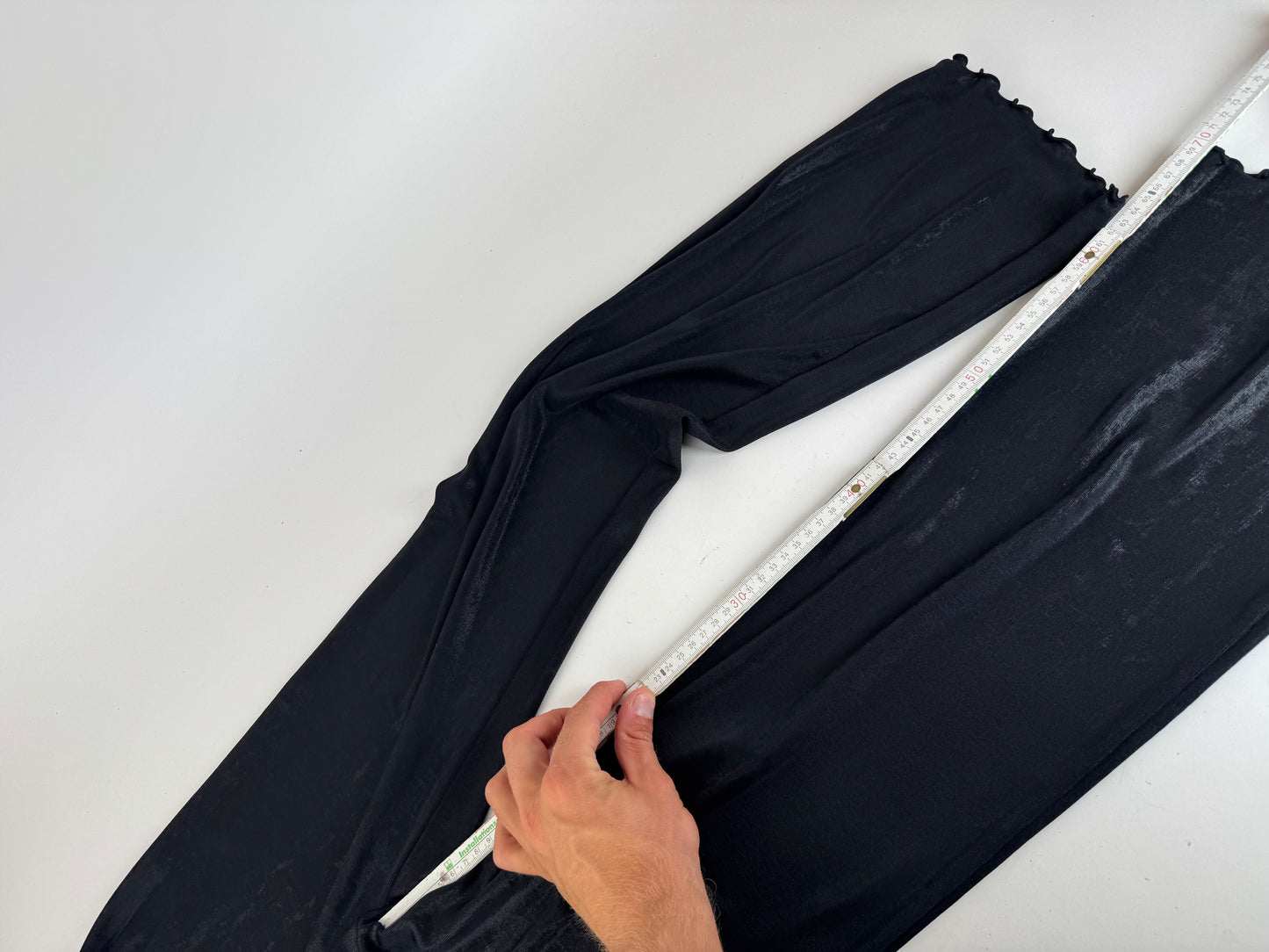 Vintage Fendi Roma Polyester pants M black