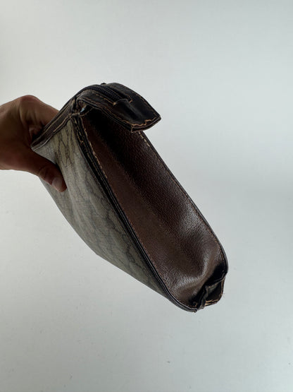 Pochette Gucci Ophidia Monogram vintage en cuir