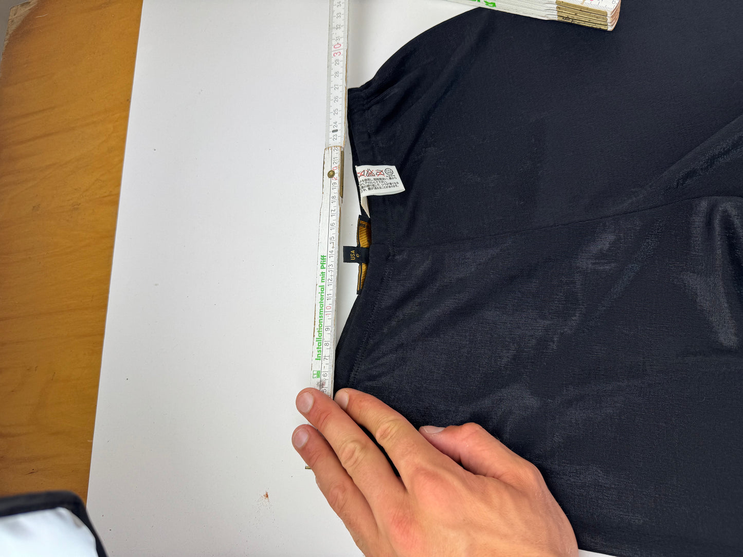 Vintage Fendi Roma Polyester pants M black