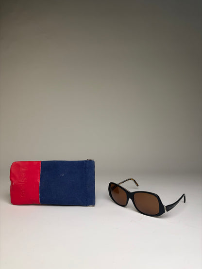 Vintage Dolce Acetate Sunglasses DG 420S Black Brown