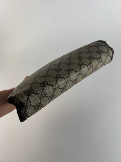 Pochette Gucci Ophidia Monogram vintage en cuir