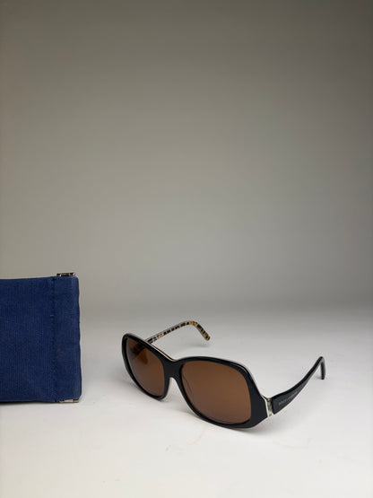 Vintage Dolce Acetate Sunglasses DG 420S Black Brown