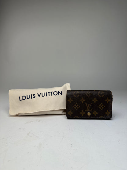 Vintage Louis Vuitton Coated Wallet Brown Monogram