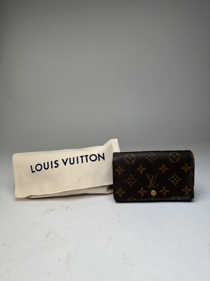 Vintage Louis Vuitton Coated Wallet Brown Monogram