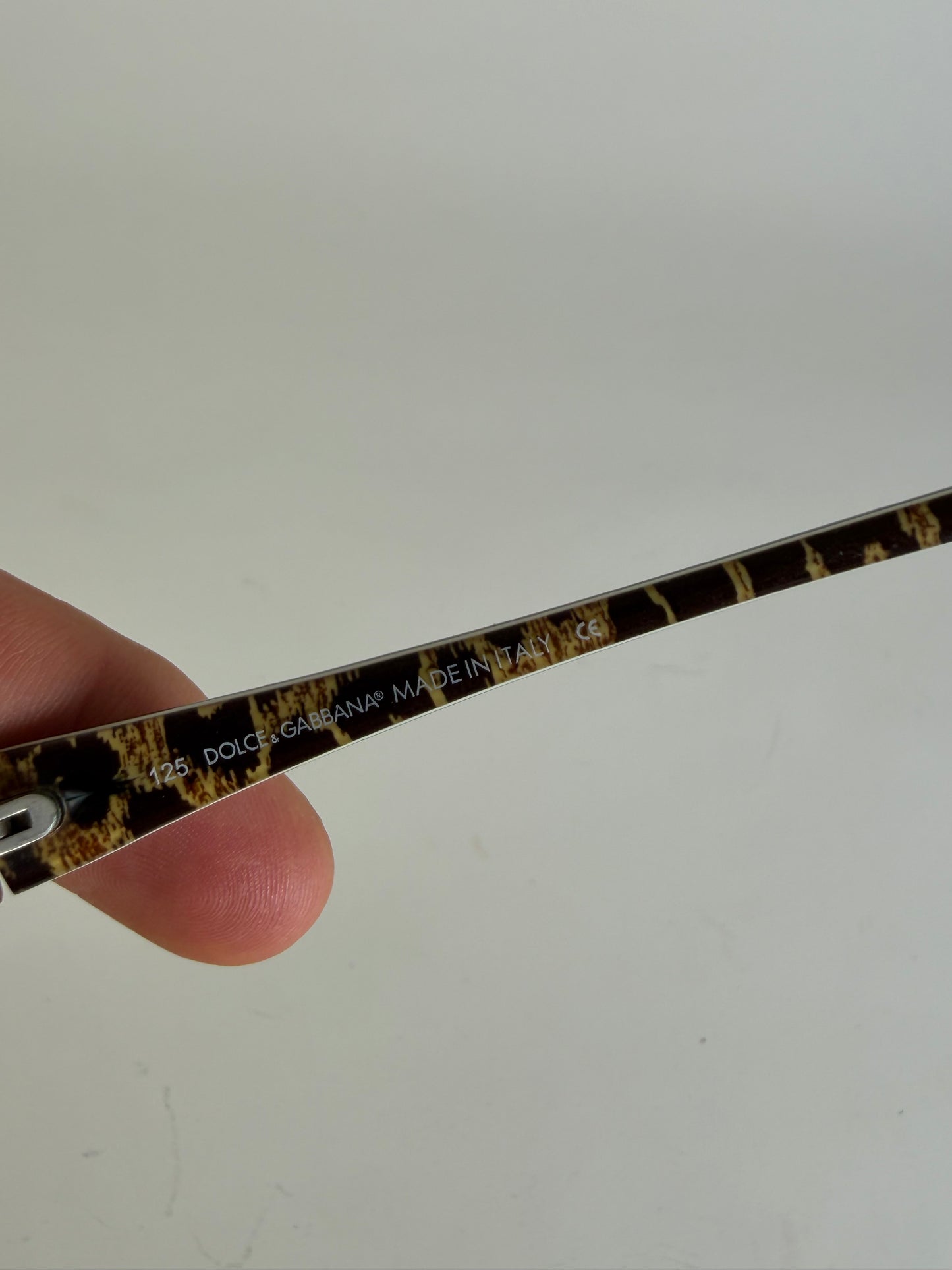 Vintage Dolce Acetate Sunglasses DG 420S Black Brown