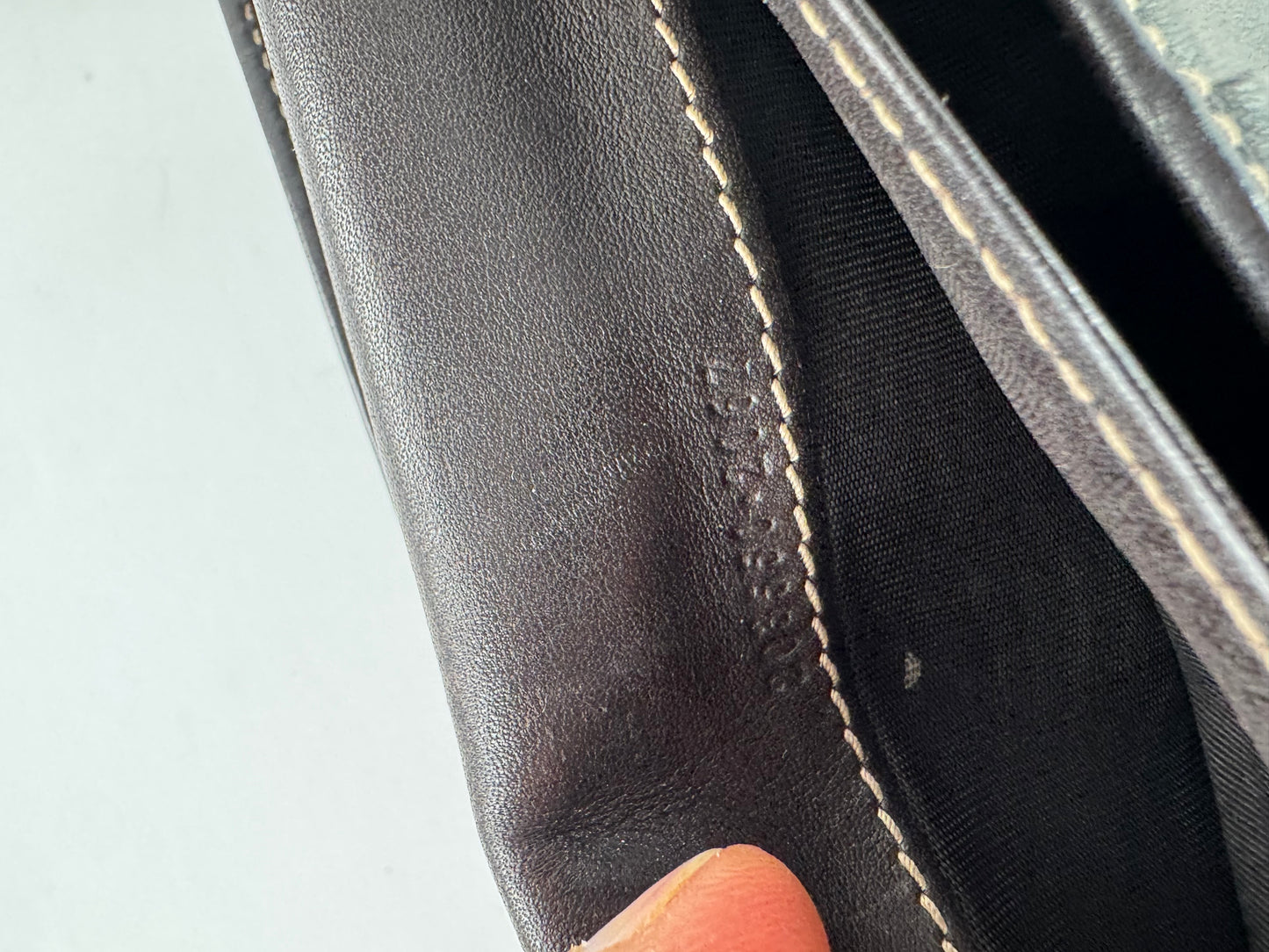 Vintage Gucci Monogram Wallet Brown