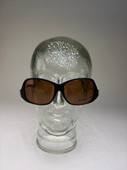 Vintage Dolce Acetate Sunglasses DG 420S Black Brown