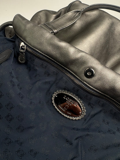 Vintage Loewe Madrid Leather bag silver