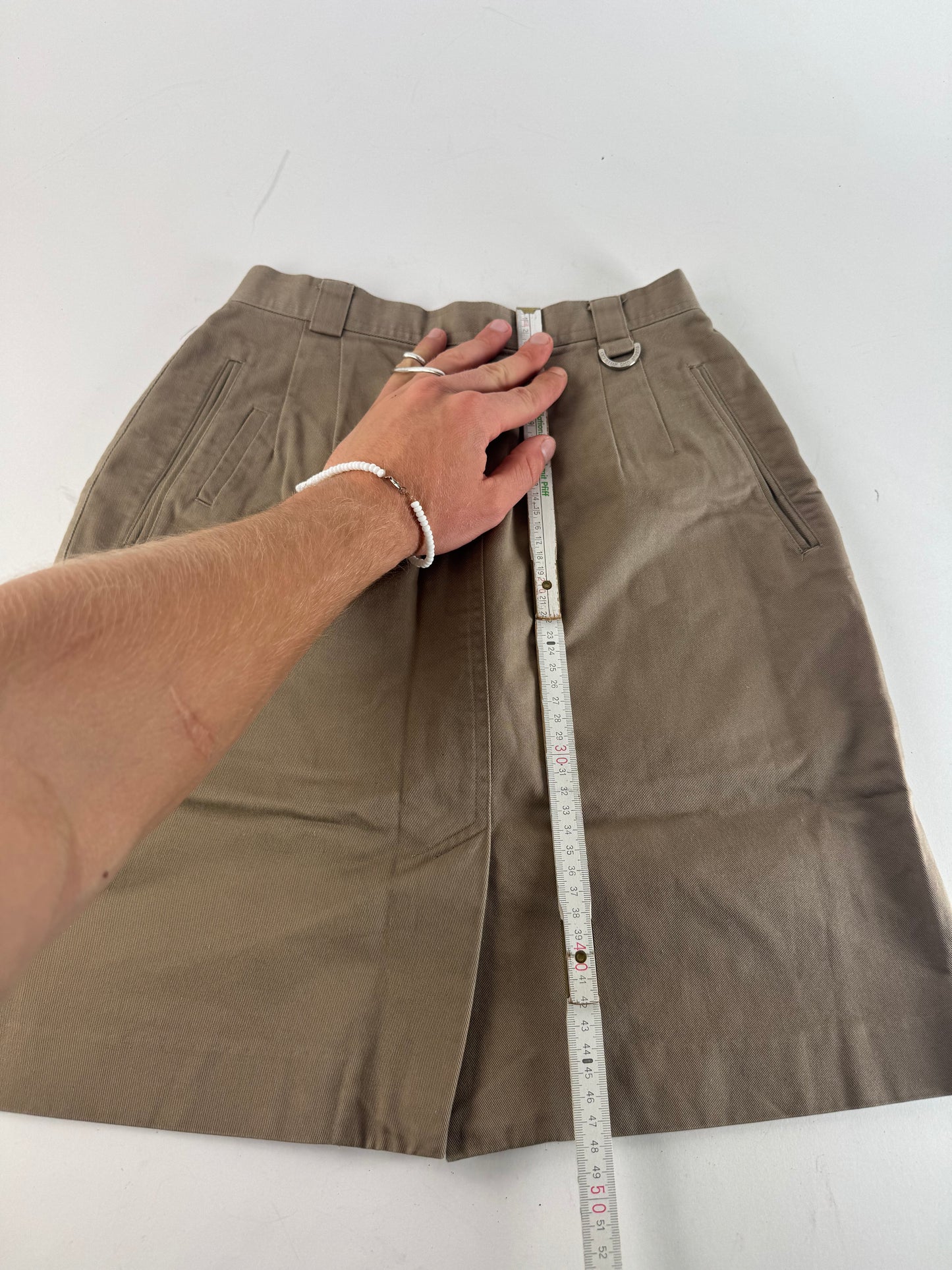 Vintage Dior Wool Golf Skirt Brown M