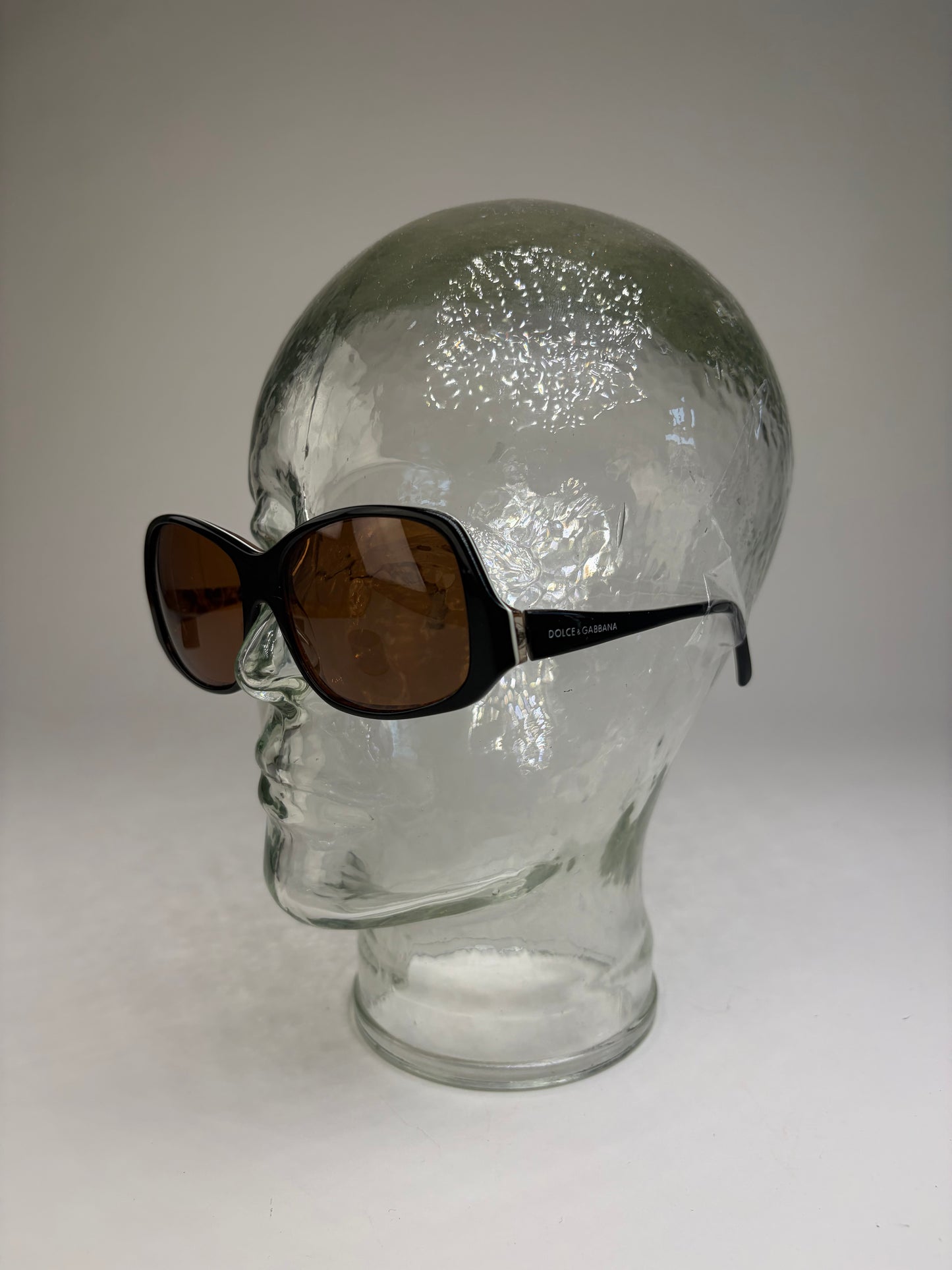 Vintage Dolce Acetate Sunglasses DG 420S Black Brown