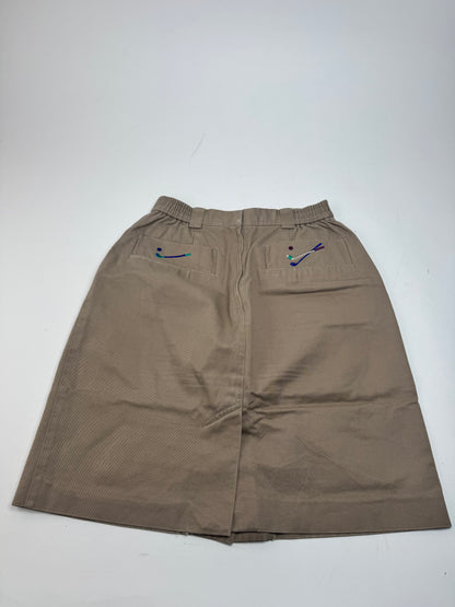 Vintage Dior Wool Golf Skirt Brown M