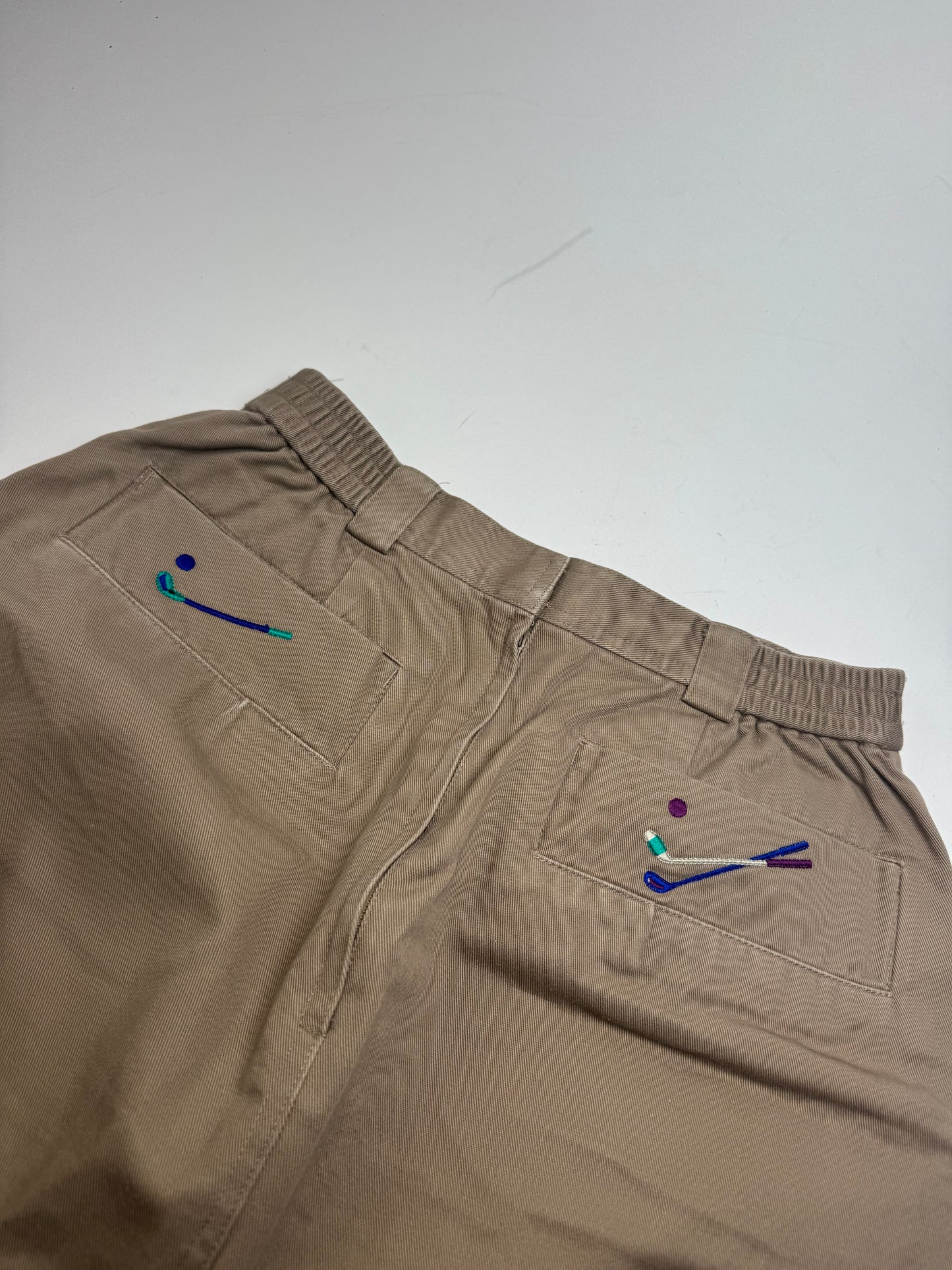 Vintage Dior Wool Golf Skirt Brown M