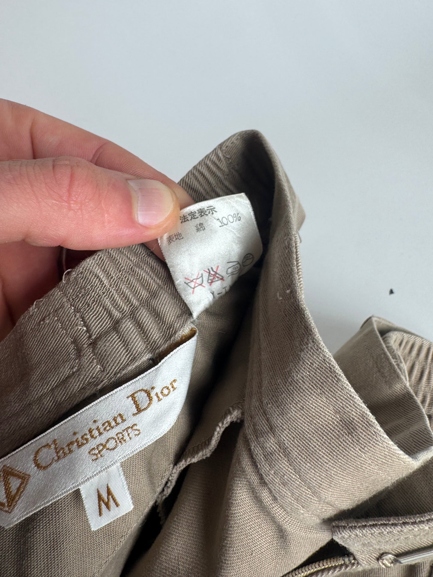 Vintage Dior Wool Golf Skirt Brown M