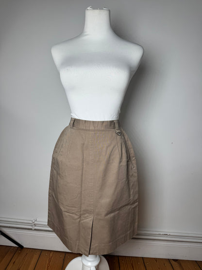 Vintage Dior Wool Golf Skirt Brown M