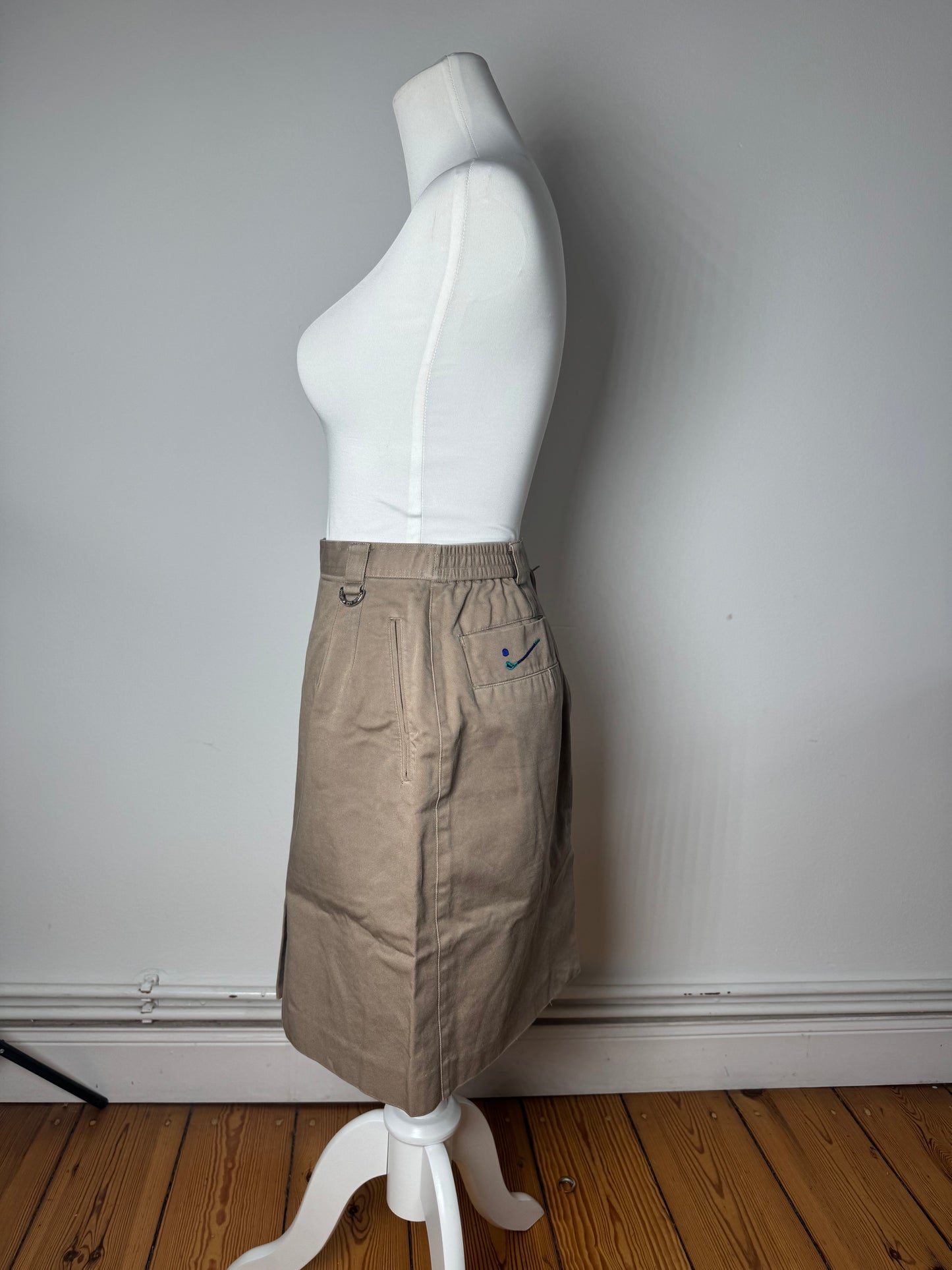 Vintage Dior Wool Golf Skirt Brown M