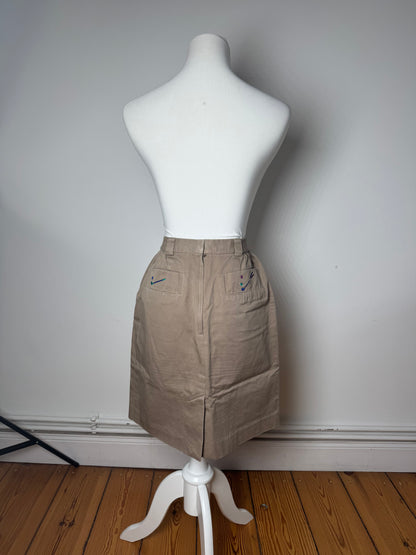 Vintage Dior Wool Golf Skirt Brown M