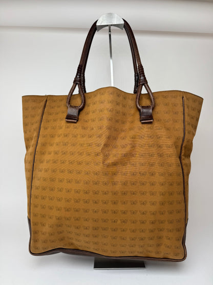 Sac fourre-tout vintage en daim Bottega Veneta marron