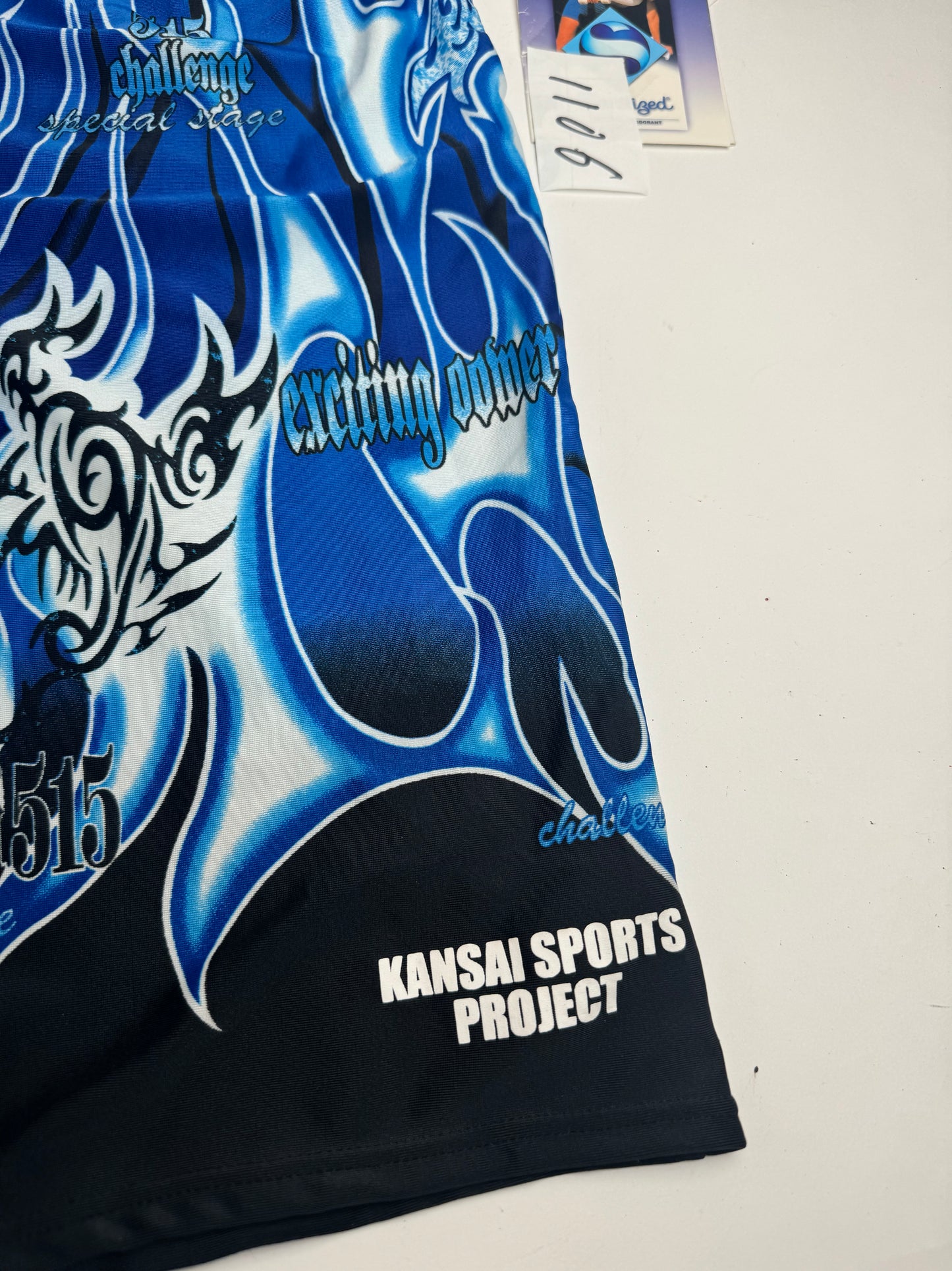 Vintage Kansai Yamamoto Swimwear Shorts Blue Black New L