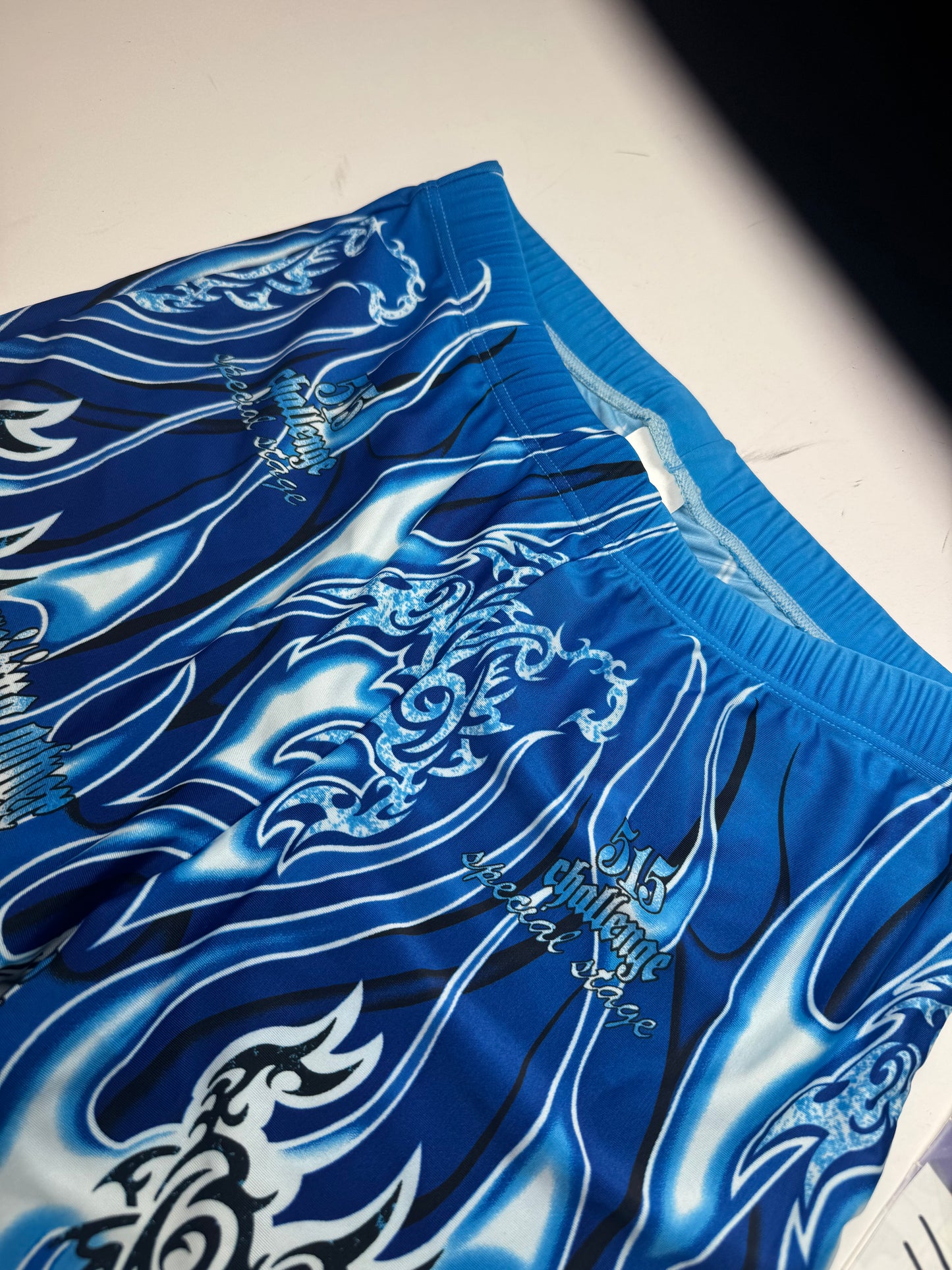 Vintage Kansai Yamamoto Swimwear Shorts Blue Black New L