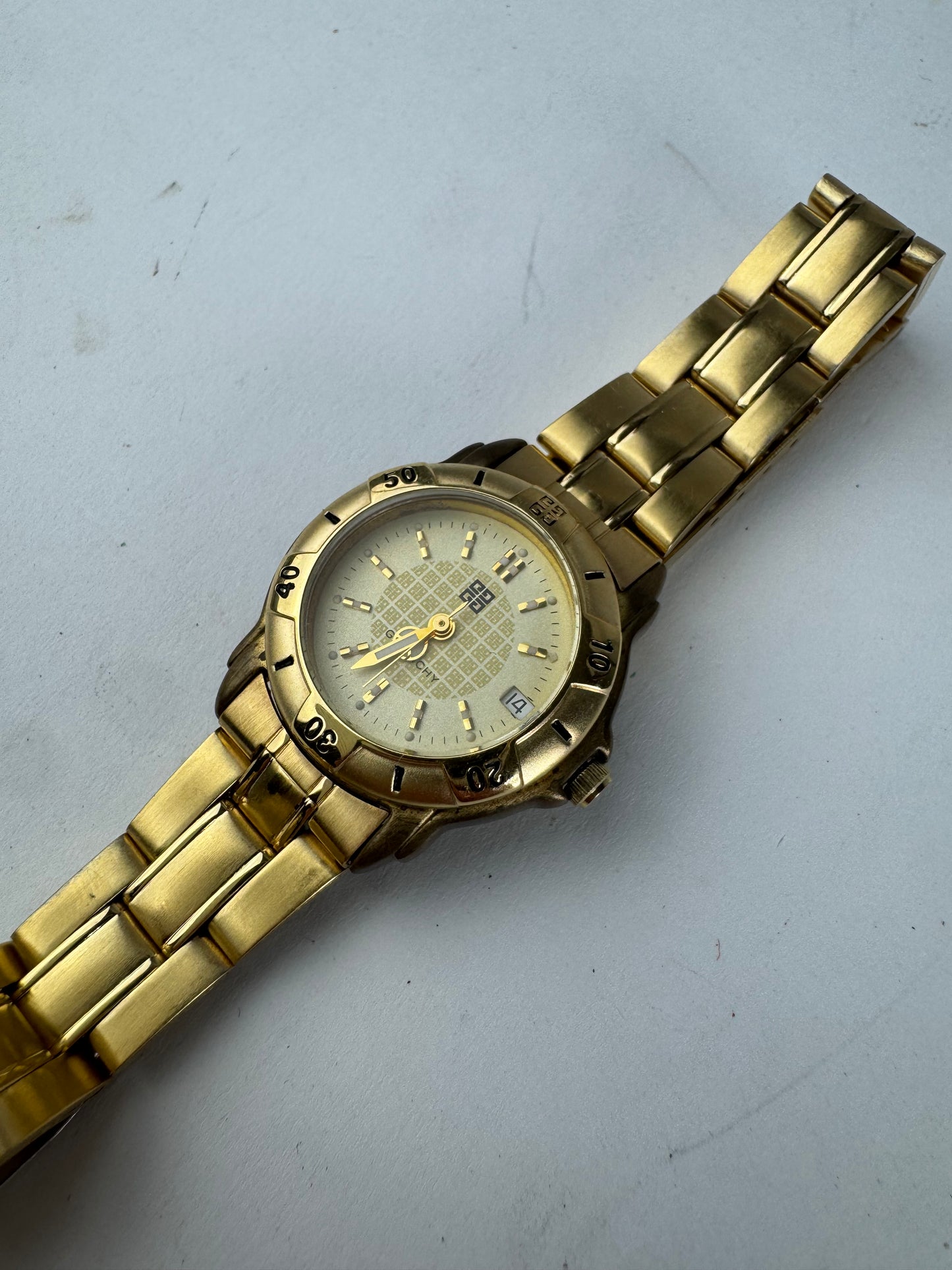 Vintage Quartz Givenchy Gold Plated Watch