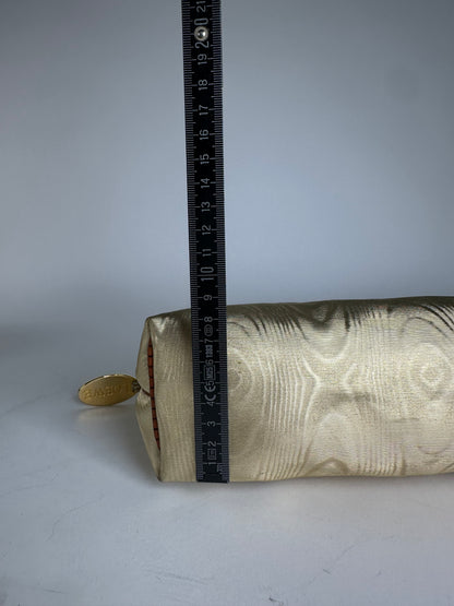 Vintage Loewe Madrid Leather Clutch Gold Brown