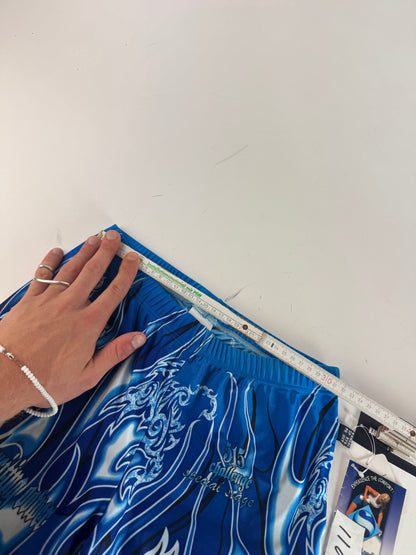 Vintage Kansai Yamamoto Swimwear Shorts Blue Black New L