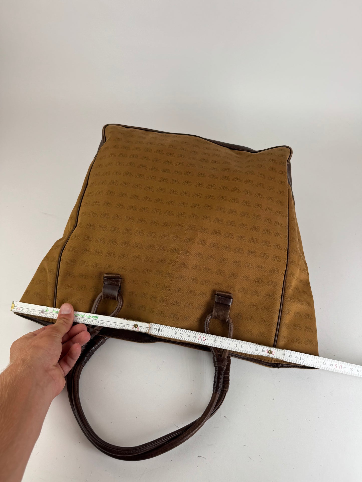 Sac fourre-tout vintage en daim Bottega Veneta marron