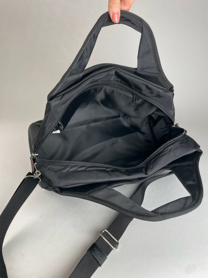 Vintage Yohji Yamamoto Y-Saccs 2Way Polyester Handbag Black