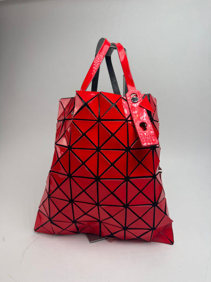 Vintage Issey Miyake Bao Bao Tote Bag red