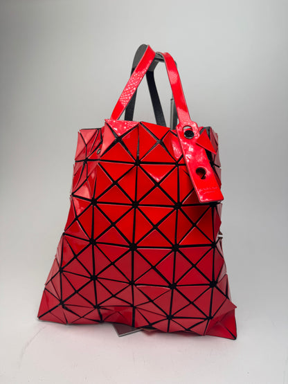 Vintage Issey Miyake Bao Bao Tote Bag red