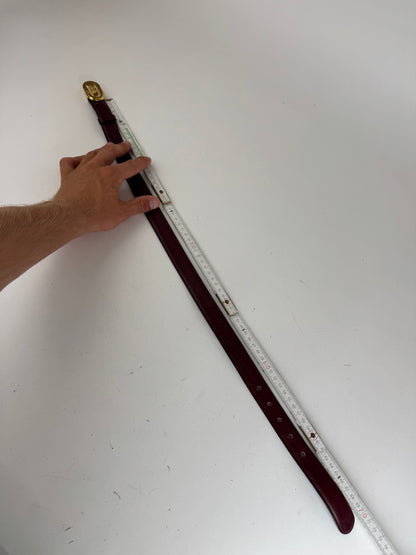 Vintage Celine Leather belt purple