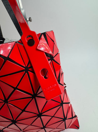 Vintage Issey Miyake Bao Bao Tote Bag red