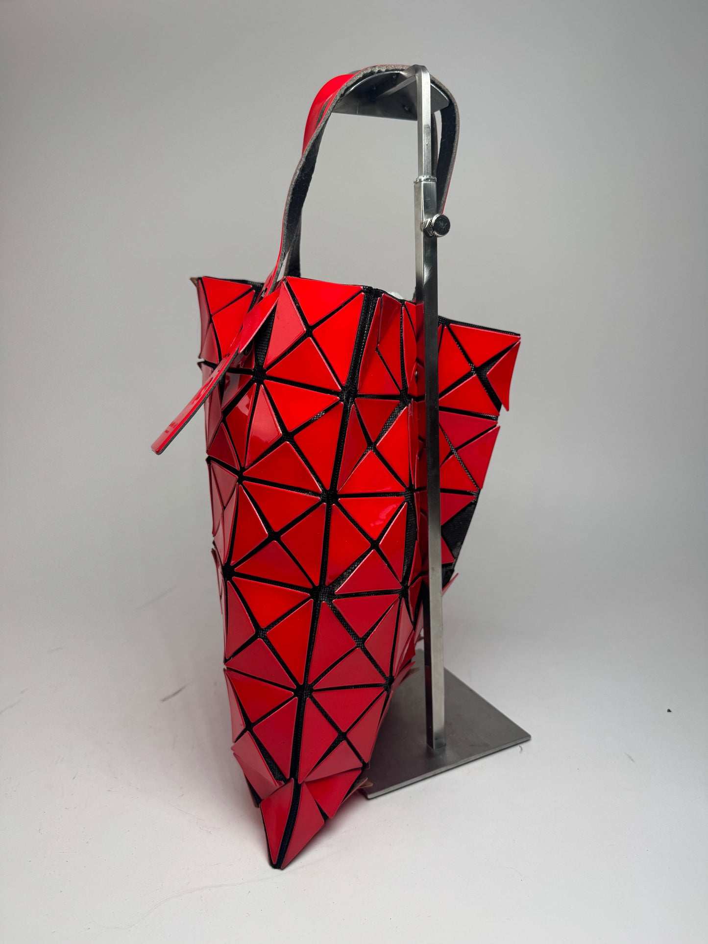 Vintage Issey Miyake Bao Bao Tote Bag red