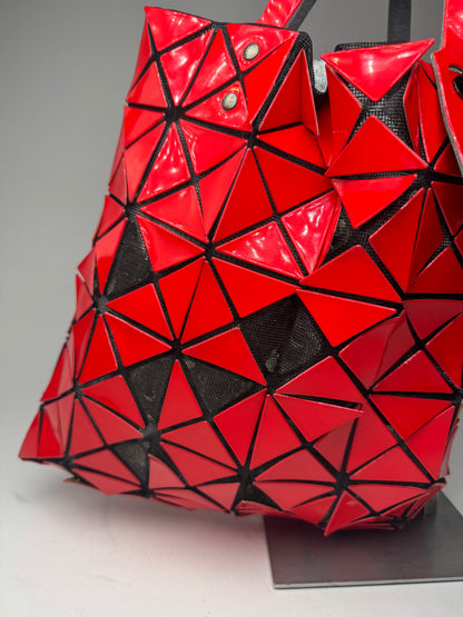 Vintage Issey Miyake Bao Bao Tote Bag red