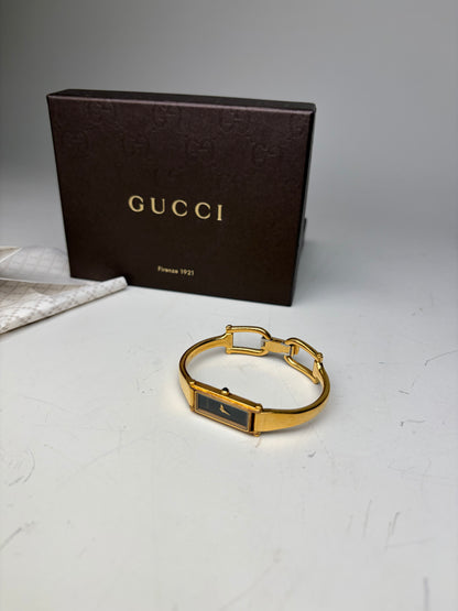 Vintage Gucci Gold-Tone Bracelet Watch Stainless Steel