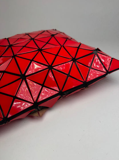 Vintage Issey Miyake Bao Bao Tote Bag red