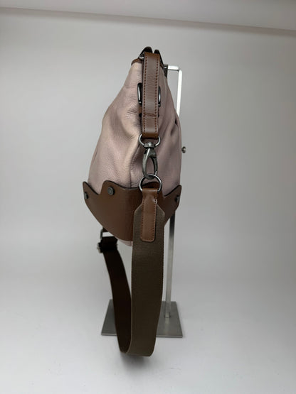 Sac vintage Marni en cuir à 2 voies violet marron