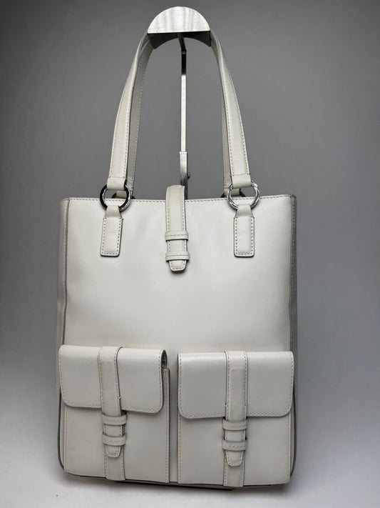 Vintage Givenchy Leather Handbag White