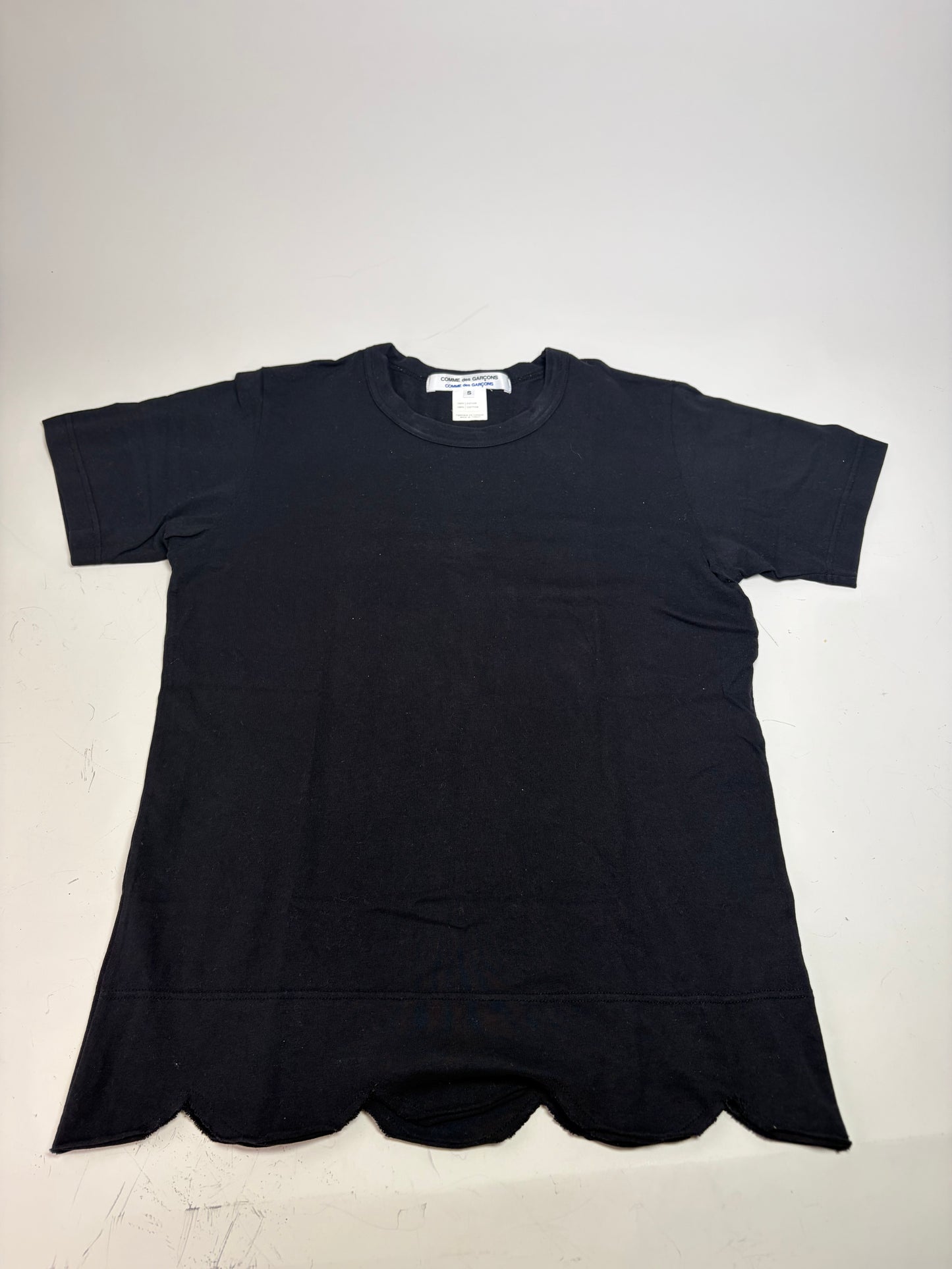 Vintage Comme Des Garcons Cotton T-shirt Black approx. S