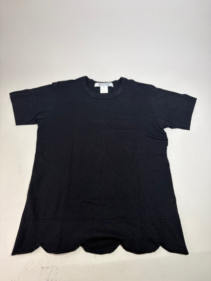 Vintage Comme Des Garcons Cotton T-shirt Black approx. S