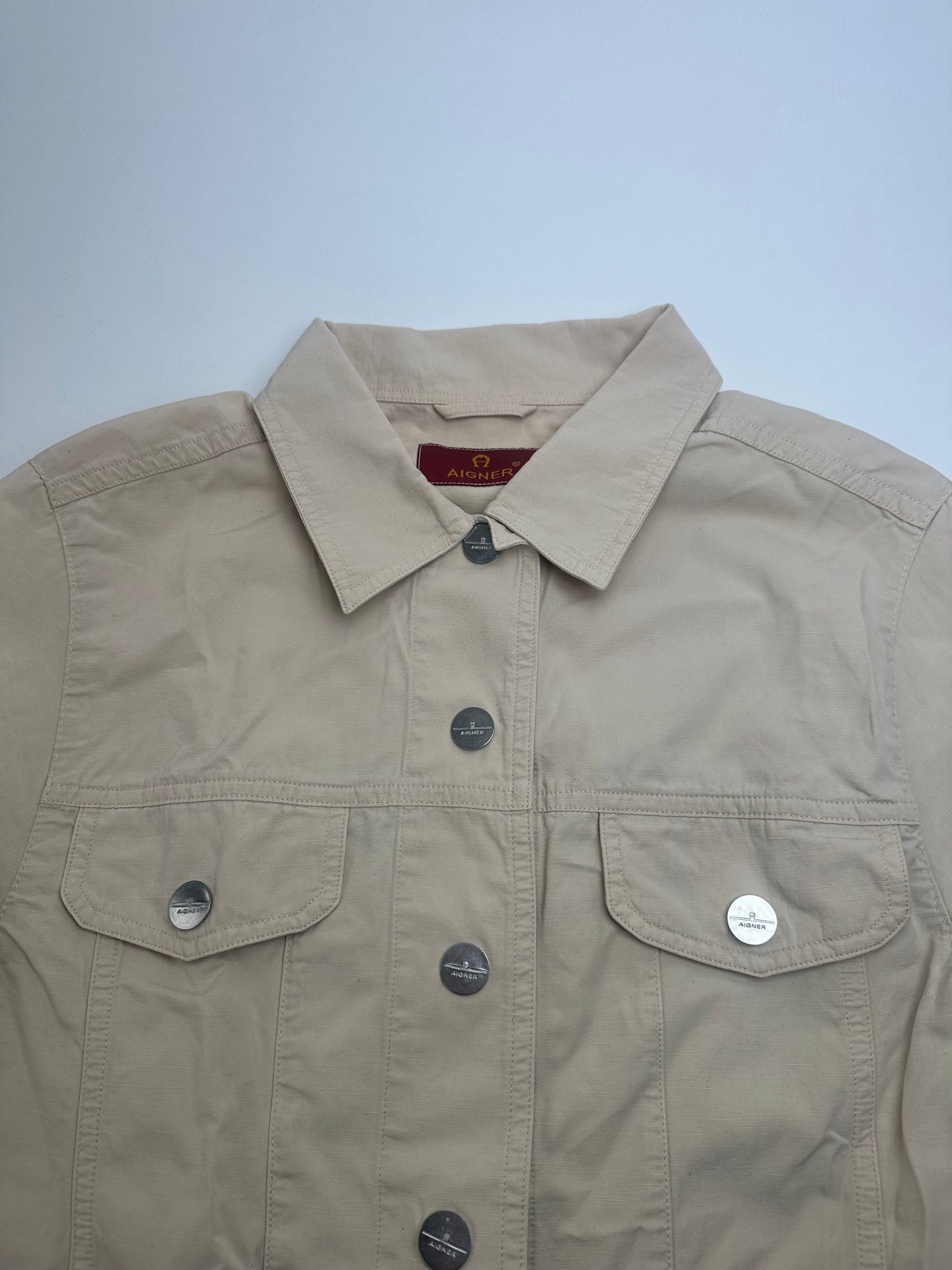 Vintage Aigner Cotton Jacket Beige