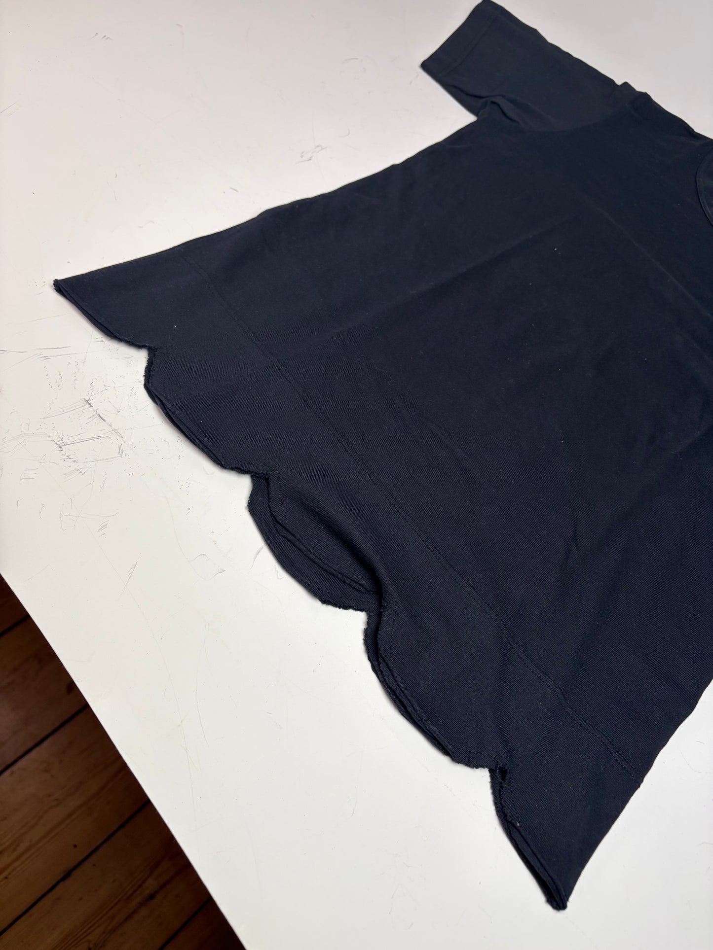 Vintage Comme Des Garcons Cotton T-shirt Black approx. S