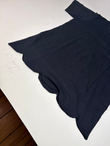Vintage Comme Des Garcons Cotton T-shirt Black approx. S