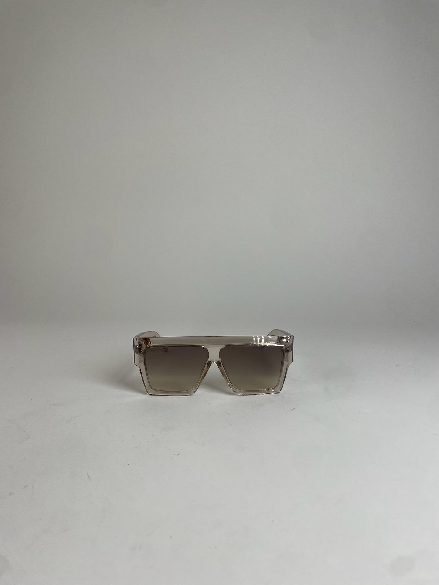Vintage Celine Paris Oversized Sunglasses Silver