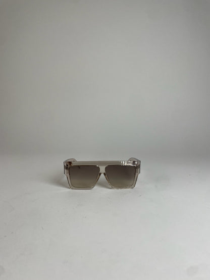 Vintage Celine Paris Oversized Sunglasses Silver