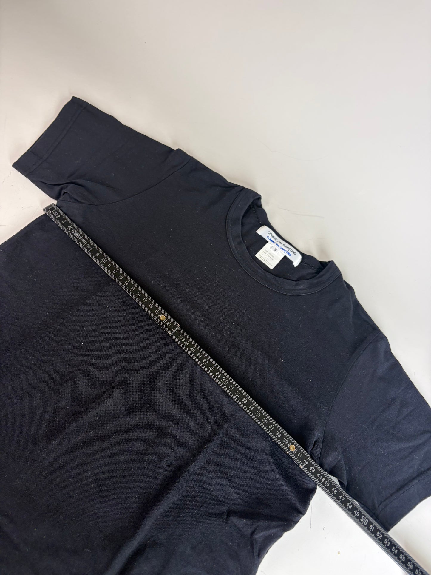 Vintage Comme Des Garcons Cotton T-shirt Black approx. S