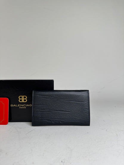 Vintage Balenciaga Leather Card Holder Black