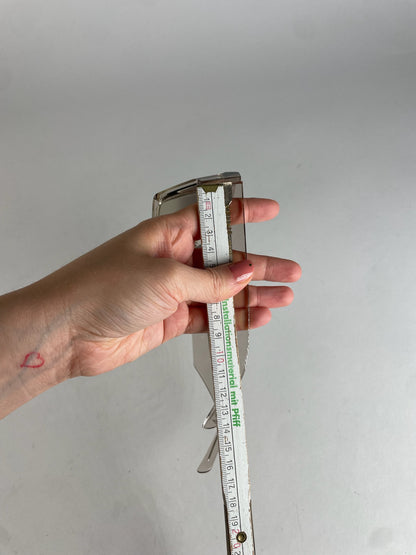 Vintage Celine Paris Oversized Sunglasses Silver